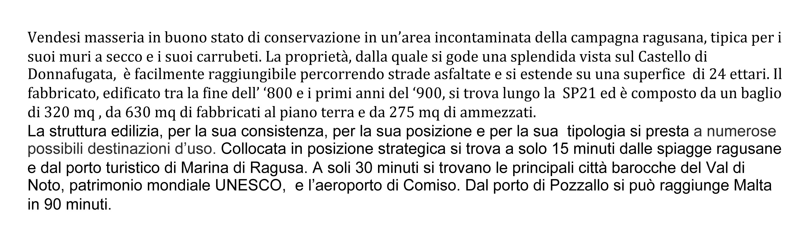 descrittivo spata